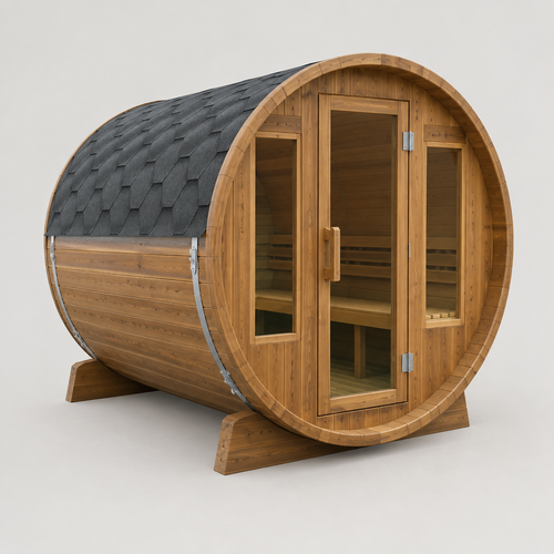 Kaldera 563 Commercial-Grade Barrel Sauna, 260 cm